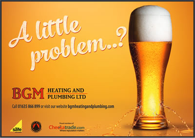 BGM sponsors Newbury Real Ale Festival advert